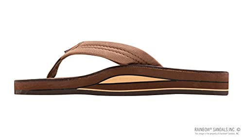Rainbow Sandals Ladies Luxury Leather - Double Layer Arch Support with 1" Strap2