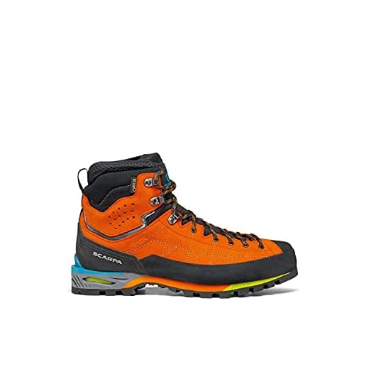 SCARPA Men's Zodiac Tech GTX Waterproof Gore-Tex Boots for Hiking and Mountaineering - Tonic - 8-8.5