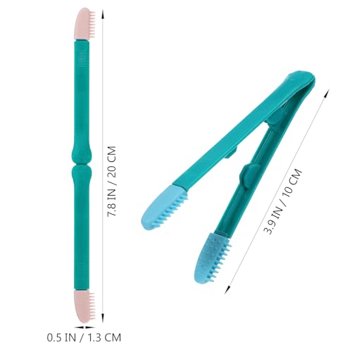 Image of balacoo 2 Pcs Cat Eye Comb Tear Stain Remover Tool, Portable Puppy Supple Brush Removing Tear Stain, Multifunctional Pets Eye Tear Remover Tool