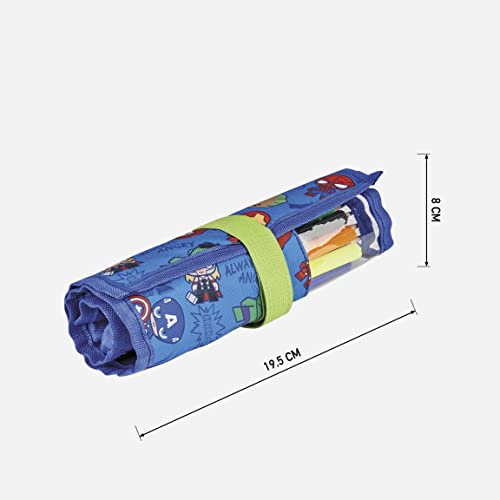 CerdÁ Life's Little Moments - Estuche Escolar Enrollable NiñO De The Avengers | Incluye Lapices De Colores, Rotuladores, Goma Y Sacapuntas Para Preescolar Y Primaria - Licencia Oficial Marvel - 3