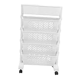 Scaffale mobile: questo ripiano da cucina ottimizza lo spazio mantenendo i tuoi oggetti nized. Lo scaffale a rotelle presenta una struttura e un design versatile, perfetto per qualsiasi stanza. Ideale per cucina, bagno o garage, ti aiuta a massimizzare l'efficienza e l'accessibilità, rendendolo un'aggiunta pratica alla tua casa.