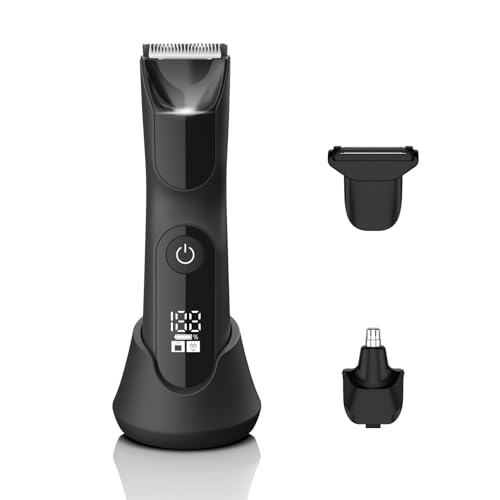 TEENOVA Electric Body Hair Trimmer Shaver - 3 in 1 Pubic Trimmer for Men - Bikini Trimmer for Women