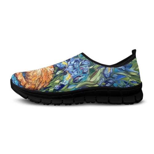Image of Womens Slip On Walking Shoes Non Slip Loafer Breathable Holiday Travel Shoe Lightweight Casual Low Top Sneakers SizeUS 5.5-11.5