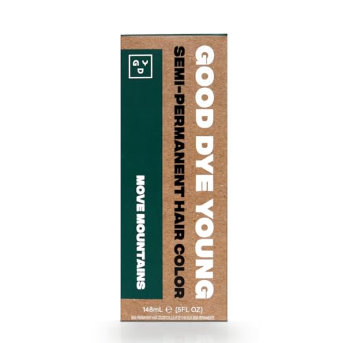 Good Dye Young Semi-Permanent Hair Color, Vegan and Cruelty-Free Green Hair Dye, Last up to 24 Washes, Non-Damaging Conditioning Hair Color (5FL OZ, Move...