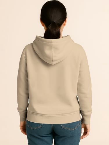 Image of HELLCAT Trendy Cotton Blend Hoodie for Women | Stylish Winter Hooded Sweatshirt for Women