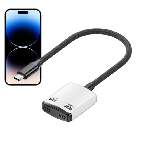 Adaptador de audio con pantalla de juegos Type-C para regalar a amigos y niños