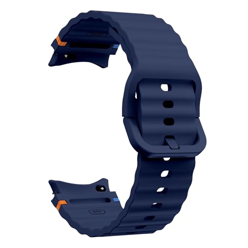 Bracelet silicone 20mm pour Galaxy Watch 7 FE 6 5 en coloris agate taille unique