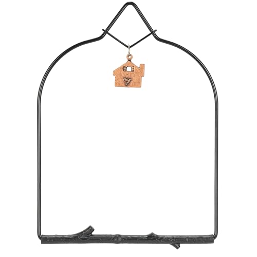 Pop's Birding Hummingbird Swing, USA Made Charm Humming Bird Swing for Outdoors - Perfect Bird Perch for Small Wild Birds Backyard Birding - 100% Made in USA, Hook Included
