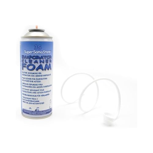 3S SuperSamaStore Limpiador espumoso en spray para Split Climatizador Casa y Aire Acondicionado Coche, Espuma en aerosol para limpieza de boquillas de aire acondicionado, 400 ml