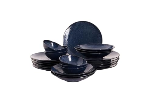 Palmer Kiryu Porzellan-Geschirrset 6 Personen, modernes Tafelservice...