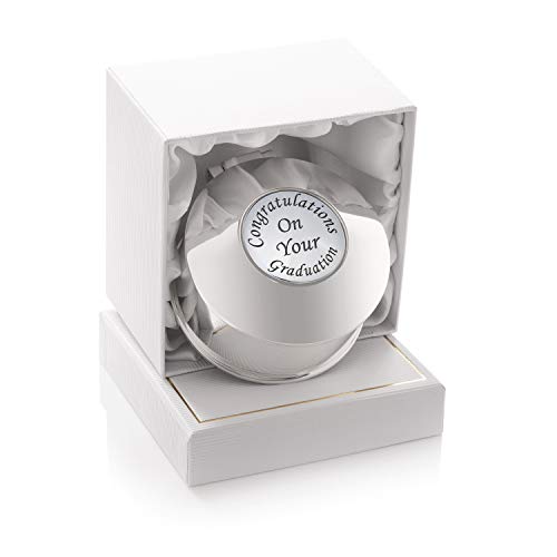 Preisvergleich Produktbild De Walden Schmuckkästchen für Mädchen mit Schulabschluss, versilbert