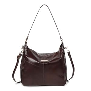 Steve Jhonson Genuine Leather Stylish Hobo Bag - 12 Inch Ladies Satchel handbag | Top Handle Shoulder Hand Bag for Women | Fits iPad and Tablet (Dimension - L-12, W-5, H-12 Inches) 29