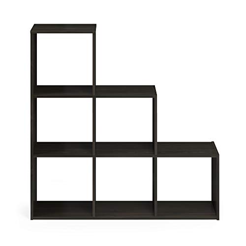 Furinno Pelli 3-2-1 Cubic Storage Cabinet, Espresso