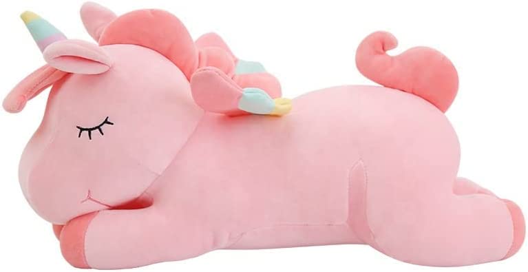 Brain Giggles Pink Unicorn Stuffed Animal Soft Plush Toy for Children Gift Baby Toys