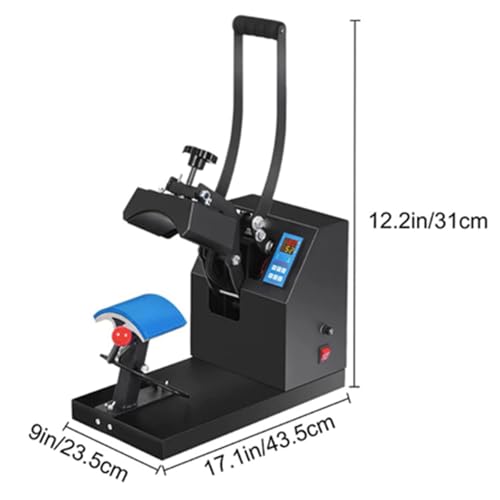 Máquina automática termofijadora para gorras 8x14cm miniatura 5
