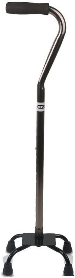 LILIKY 高齢者用アルミ四本足杖 四隅杖杖 高齢者用伸縮杖 補助杖