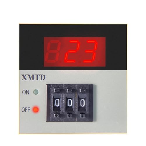 Termostato mecánico XMTD-2001 con rango 0-399C y salida de relé para control térmico estable
