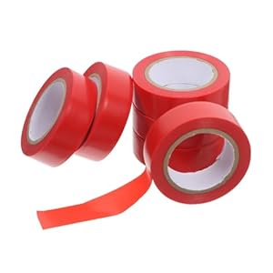 Dinhearom 6 Rollen Rotes Isolierband 29J09I6Z353K