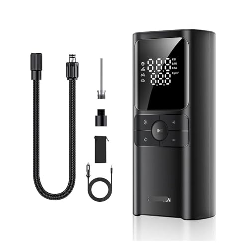 Pompe à air portable pour voiture évite la surchauffe compresseur 12V digital