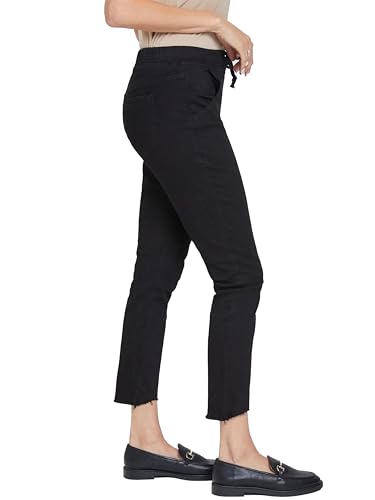 Royalty For Me Women's Missy Pull on Pants with Dog Bite Hem2