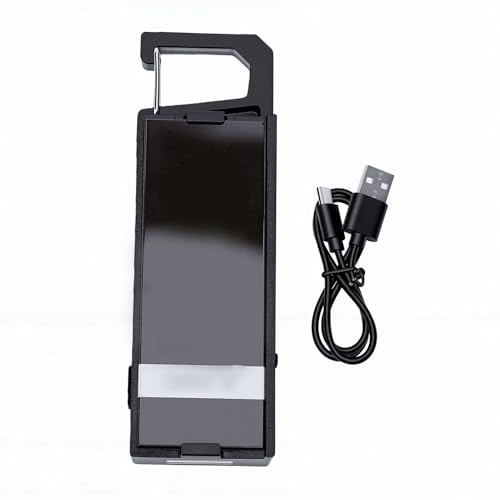 Luz LED para camping Drfeify con carga USB-C y brillo ajustable para colgar en mochila y tienda 6