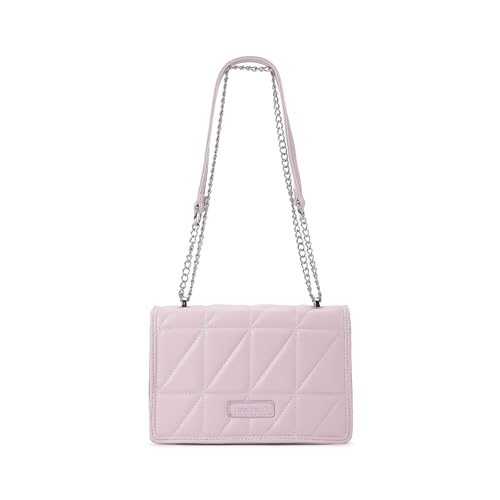 Image of Fastrack Casual Sling Bag with Magnet Button Closure for Girls, Small Size with Internal Organiser, Handheld Design and Metal Chain Sling