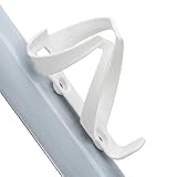 Bike Water Bottle Holder - 1.3 Oz Ultralight & Sturdy Bike Cup Holder, Bicycle Drink Cage, Cycling Bike Water Bottle Cage with Screw Tool, for 2.75-3.94' Bottles (White)
