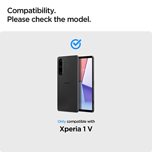 Spigen 2 Pack Alignmaster Glas.tR Slim Tempered Glass Screen Protector for Xperia 1 V