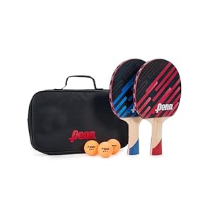 Penn 3.0 Competition Ping Pong Paddles - Choose Single Table Tennis Paddle, or Deluxe 2 or 4 Player Kit with Balls and Storage Case Penn 30 Competition Ping Pong Paddles Choose Single Table Tennis Paddle or Deluxe 2 or 4 Player Kit with Balls and Storage Case