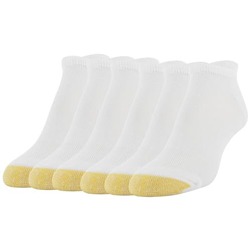 GOLDTOE womens Sport Vacation No Show Socks With Tab, 6-pairs