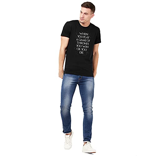 Image of Free Authority Game of Thrones Printed Regular Fit Cotton Men's T-Shirt