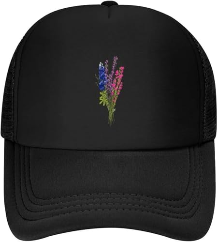 Casquette de baseball classique fleur pour homme et femme