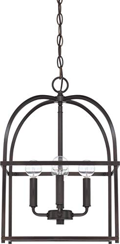 HomePlace Lighting 527542MB Aubrey Transitional Lantern Foyer Pendant Light, 4-Light