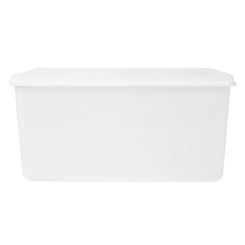 Recipiente Bianco Per Alimenti + Coperchio 30X20X15 Cm Bianco Pp - 12 Unità