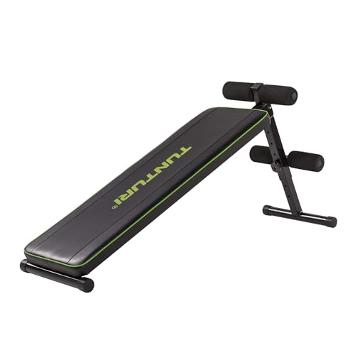 Tunturi AB20 Bauchtrainer, negativ Winkel, Bauchbrett mit Beinrollen, zusammenklappbar Tunturi AB20 Bauchtrainer, negativ Winkel, Bauchbrett mit Beinrollen, zusammenklappbar
