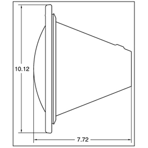 Pentair EC602128 Amerilite 10 Inch 120 Volt 500 Watt Underwater Swimming Pool Spa Light with 50 Foot Cord and Heat Sensing Cutoff