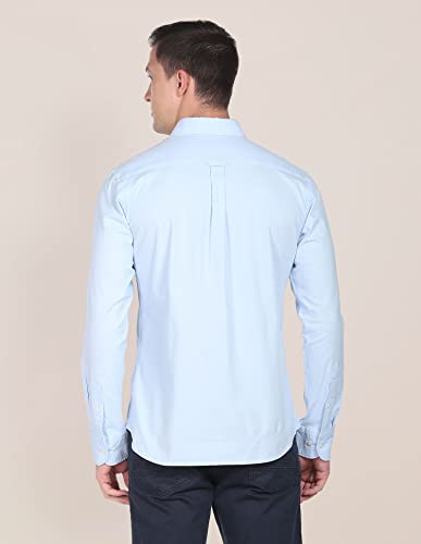 Image of U.S. POLO ASSN. Brand Printed Tailored Fit Shirt for Men - Cotton, Breathable & Comfortable, Full Sleeves Casual Shirt for Men
