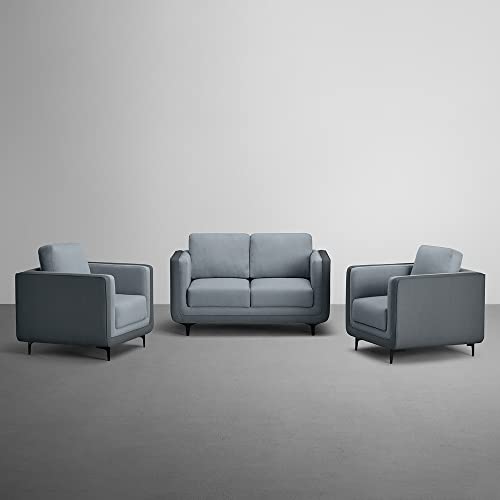 Image of Sleepyhead Mojo - 2+1+1 Seater Sofa Set (Fabric, Cheeky Grey)