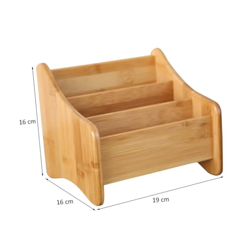 Boîte de rangement de bureau à 3 compartiments pour le télétravail - 3