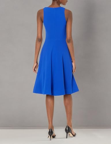 Image of Dress the Population Women's Catalina Solid Sleeveless Fit & Flare Midi Dress