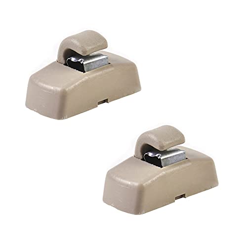 Ekakashop Clips de Gancho Para Visera Solar, 3B0857561B, Gancho de Plástico Para Colgar, Soporte de Clip Para Visera Solar Para Coche, Soporte de Gancho Para Visera Solar, Pieza de Coche, 2 Piezas Cover