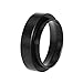 Fdit Espresso Dosing Funnel Aluminum Coffee Dosing Ring Replacement-for 58mm Portafilters ((Black))