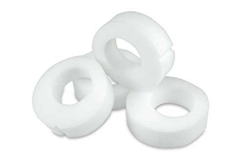 ELANEE Brust-Ringe, Schutz der Brustwarze BH-Kontakt durch Hohllagerung, ideal bei wunden, entzündeten Brustwarzen durch Stillen, 10 Stück (222-00)