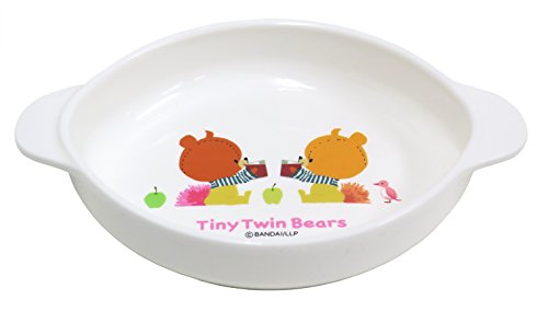 OSK がんばれルルロロ 小皿 日本製 CB-34 ホワイト 16.6×11.2×高さ3cm