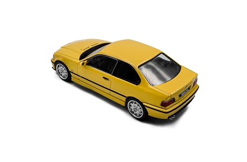 Modelo BMW M3 Coupé 1:43 amarillo Solido miniatura 6