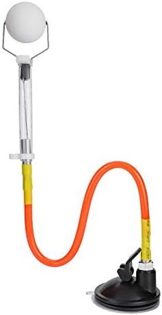 VGEBY Table Tennis Trainer, PVC Adjustable Rapid Ball Machine with Sucker Table Tennis Supplies Table Tennis Trainer Table Tennis Spin Trainer Best Serving