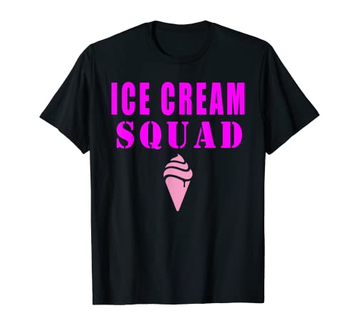 Ice Cream Squad helado Chicas Camiseta