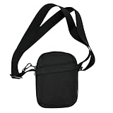 QIDI Unisex Small Crossbody Bag, Anti-Theft Side Shoulder Bag with RFID and Zipper Locked, Adjustabl