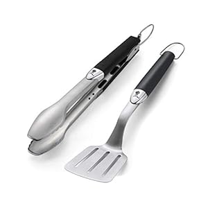 Weber Original Portable 2-Piece Stainless Steel Tool Set