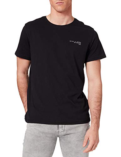 BLEND 20712077 T-Shirt, 194007_Nero, S Uomo